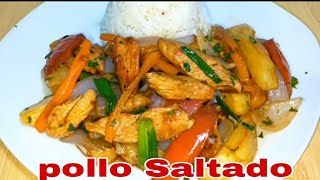 LOMO SALTADO de POLLO en Casa Fácil y Delícioso 😋Receta Caseracomida peruana [upl. by Orpheus]