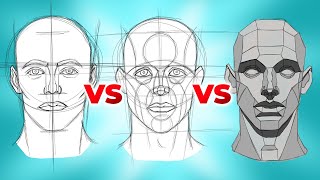 LOOMIS vs REILLY vs ASARO The Best Head Drawing Method [upl. by Moonier]