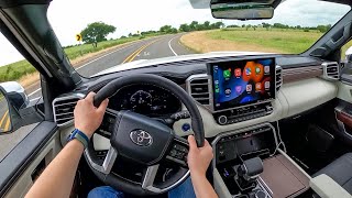 2023 Toyota Sequoia Capstone  POV First Drive Binaural Audio [upl. by Kano734]