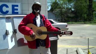 Bluesman Billy Halbert at the Crossroads Clarksdale MS 3242012 [upl. by Mis]