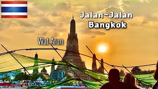 Hotel View WAT ARUN in BANGKOK New Year Trip JAN 2024 [upl. by Ahsikyt]