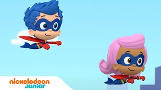 Bubble Guppies  Les meilleurs sauvetages de superhéros  Compilation de 15 min  Nickelodeon Jr [upl. by Selec652]