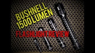 Bushnell PRO 1500 LUMEN Flashlight REVIEW [upl. by Edy]