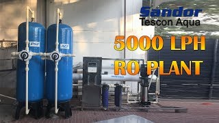 RO Plant 5000 liters per hour Reverse Osmosis for industrial application India [upl. by Bick776]