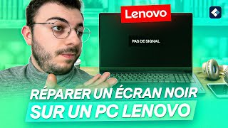 Comment réparer lécran noir sur un PC Lenovo 7 solutions [upl. by Ettenot]