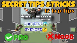 Top 10 Tips amp Tricks in Mini Militia that Everyone Should Know From NOOB TO PRO Guide [upl. by Yrellav741]