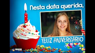 Feliz Aniversário Moldura PNG para Montagem de Foto [upl. by Blinni578]