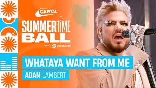 Adam Lambert  Whataya Want From Me Live at Capitals Summertime Ball 2023  Capital [upl. by Randie]