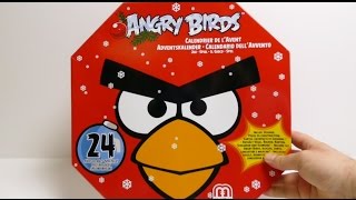 NEW Angry Bird Advent Calendar Christmas 2015 [upl. by Domela]