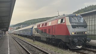 Umgeleiteter Autoreisezug in Waldshut [upl. by Barnebas]