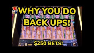 250 BETS MASSIVE JACKPOTS [upl. by Ecnirp502]