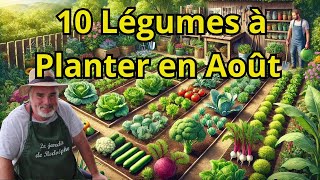 Les 10 Meilleurs Légumes à Planter en Août pour des Récoltes Automnales et Hivernales [upl. by Adnarb]