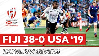 Full Final Replay  Fiji 380 USA  Hamilton 2019 [upl. by Toms]