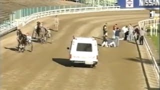 Harness Racing AccidentHarold Park26061995 heart attack Gaelic UprisingStephenJWard [upl. by Rede]