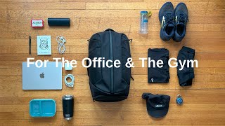 The Best Backpack for the Office and the Gym  Minimalist Pack With Me [upl. by Morocco]