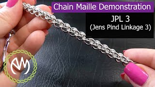 Chain Maille Tutorial  JPL3 Weave Redo [upl. by Sankey572]