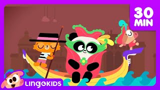 CARNIVAL SONG 🎭🎶  More Party Songs for Kids  Lingokids [upl. by Iduj]