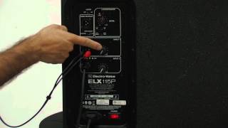 ElectroVoice Live X 112P amp 115P input panel  Tutorial [upl. by Barcot]