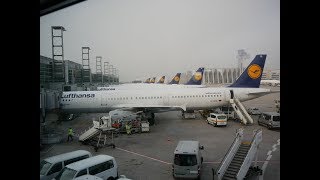 Lufthansa Business Class A320 von Frankfurt nach Athen [upl. by Astrahan]