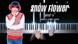 BTS V  Snow Flower feat Peakboy  Christmas Piano Cover by Pianella Piano [upl. by Leamse122]