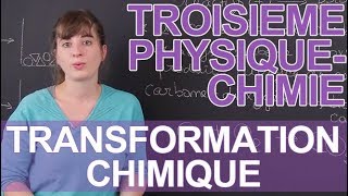 Transformation chimique  PhysiqueChimie  3e  Les Bons Profs [upl. by Enialb]