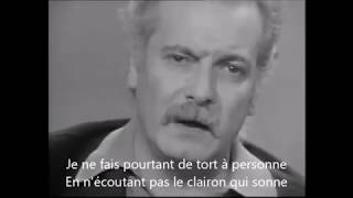 La Mauvaise Réputation  Georges Brassens  Paroles [upl. by Dyanna634]