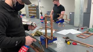 Pipe Skills on our Introduction to Plumbing Courses [upl. by Enuahs116]