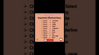 Very important Shortcut keysCtrlACtrlP [upl. by Analise]