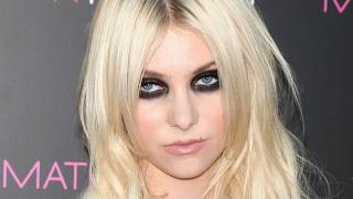 TAYLOR MOMSON Star Flashes Crowd with The Pretty Reckless Hollywood Life [upl. by Zetrac]