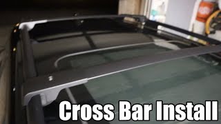 How to Install Cross Bars on a Subaru Forester [upl. by Uzziel]