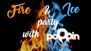 Houston Party Planner Fire and Ice Hermann Park with Poppin Parties 2020 [upl. by Acimahs]