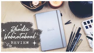 Rhodia Webnotebook Review SHOULD YOU BUY IT InDepth Bullet Journal Notebook Review [upl. by Esilahs290]