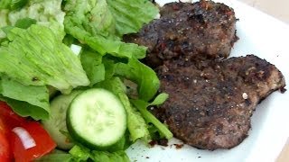 Mariniertes Rumpsteak mit Salat [upl. by Yrolg757]