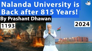 Indias Destroyed NALANDA UNIVERSITY is BACK after 815 Years Video of New University goes viral [upl. by Dionysus]