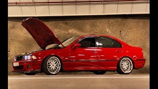 BMW E39 M5 V8 exhaust sound Cold start revvs flyby acceleration M5 BMW [upl. by Nevur159]