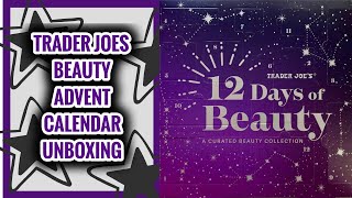 Advent Unboxing Extravaganza  Trader Joes Beauty Calendar [upl. by Iglesias]