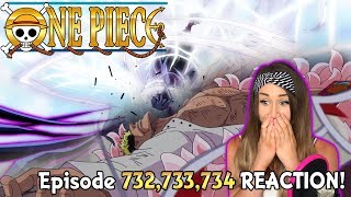 DOFLAMINGO DEFEATED One Piece Episode 732 733 734 REACTION [upl. by Amyaj]