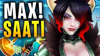 SAATI COIN ABSOLUTE INSANITY  Paladins Gameplay Build [upl. by Shalne189]