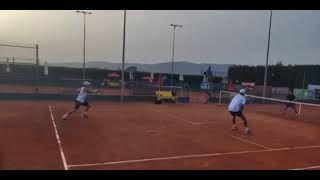 Tennyson Whiting competing with the twohandled tennis racket [upl. by Careaga915]