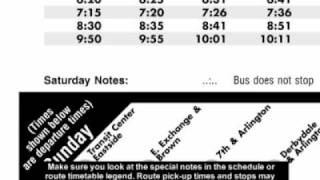 How to Read METRO Bus Schedules [upl. by Nauqyaj]