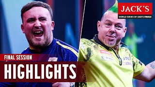 A NEW KING 🏆 Final Session Highlights  2024 Jacks World Series of Darts Finals [upl. by Bev]