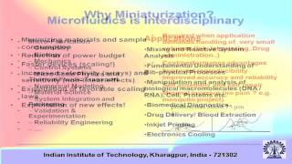 Mod01 Lec01 Introduction to Microfluidics [upl. by Pell797]