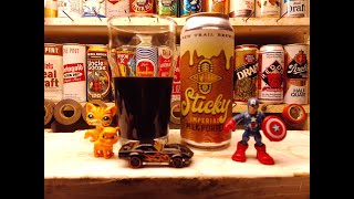 Sticky Imperial Porter  New Trail Brewing  Williamsport Pa  93 [upl. by Hareehat72]