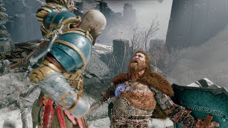 Kratos Regrets Killing Magni  Modi  God of War Ragnarok Valhalla Boss Fight [upl. by Helbon408]