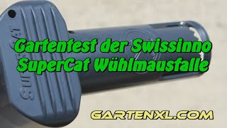 Swissinno SuperCat Wühlmausfalle im Gartentest  Test der Feldmausfalle Mausefalle [upl. by Galvan]