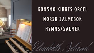 Norsk salmebok 2013 no 845  Så grønn en drakt så rik en duft JE Spigseth church organ Konsmo [upl. by Enos]