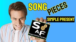 🆕Simple Present in Songs Teaching With Songs Lesson Plan  Listening Practice Present Simple Songs [upl. by Ecinahc]