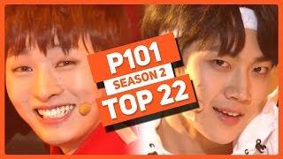 Produce 101 Season 2 Episode 6 Official Ranking  TOP 22 Episode 6 [upl. by Pulchia184]