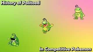 How GOOD was Politoed ACTUALLY  History of Politoed in Competitive Pokemon Gens 27 [upl. by Naitsirt]