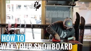 How To Wax Your Snowboard [upl. by Lateh250]